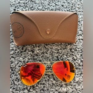 Rayban Sunglasses with case ,good condition,